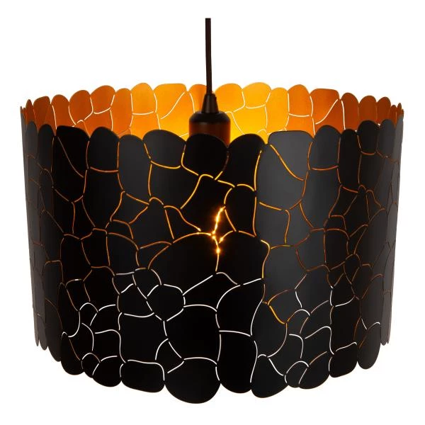 Lucide ALMELO - Pendant light - Ø 40 cm - 1xE27 - Black - detail 3